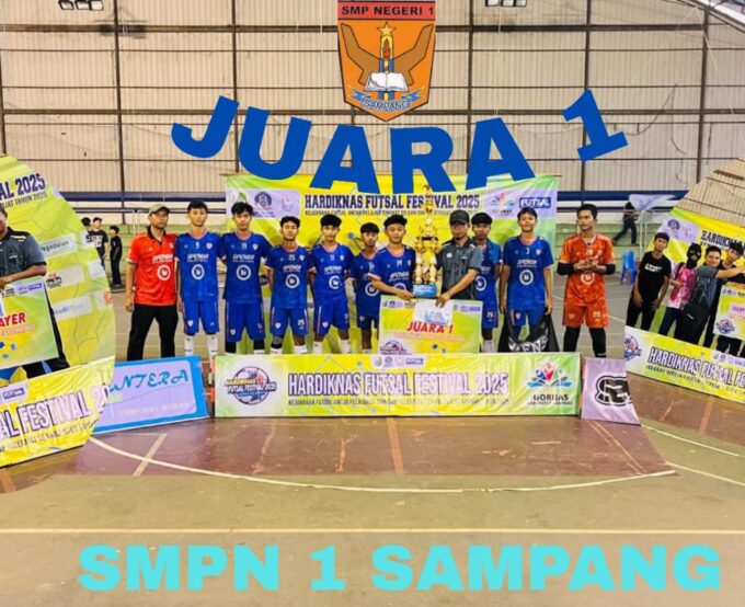 SMPN 1 Sampang Juarai Hardiknas Futsal Festival 2025